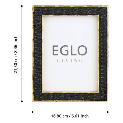 Eglo - Fotolijst 13x18 cm zwart/goud