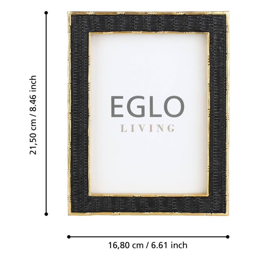 Eglo - Fotolijst 13x18 cm zwart/goud