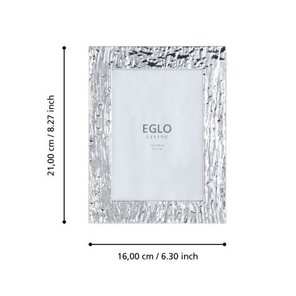 Eglo 423222 - Fotolijst BUGRINO 13x18 cm zilverkleurig