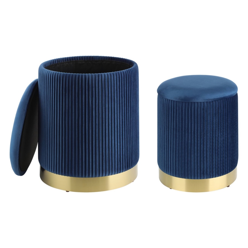 Eglo - SET 2x Krukje diameter 31,5/36 cm blauw/goud
