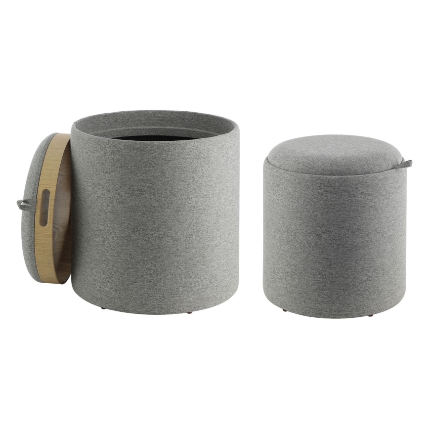 Eglo - SET 2x Krukje diameter 34,5/39 cm grijs