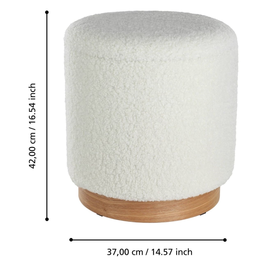 Eglo - SET 2x Krukje diameter 30,5/37 cm wit