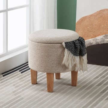 Eglo 424032 - Poef MASHIKE 40x39 cm beige