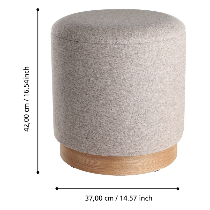 Eglo - SET 2x Krukje diameter 30,5/37 cm bruin