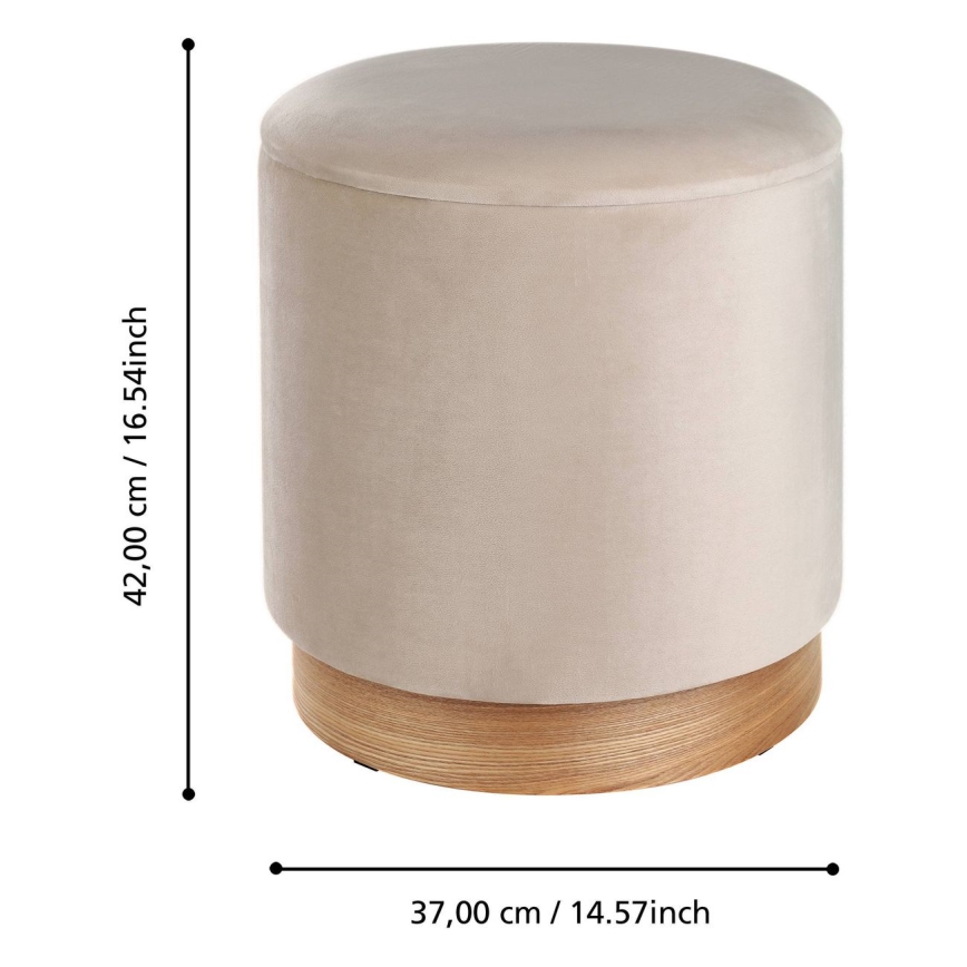 Eglo - SET 2x Krukje diameter 30,5/37 cm beige