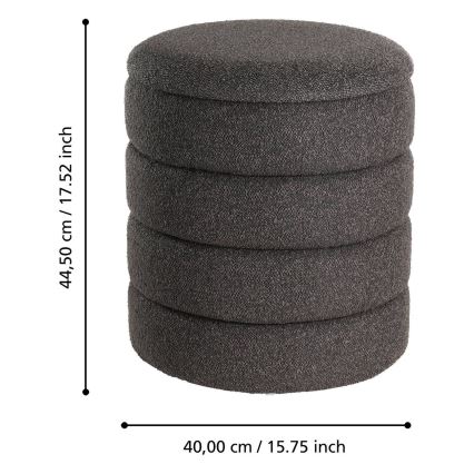Eglo - SET 2x Krukje diameter 33,5/40 cm zwart