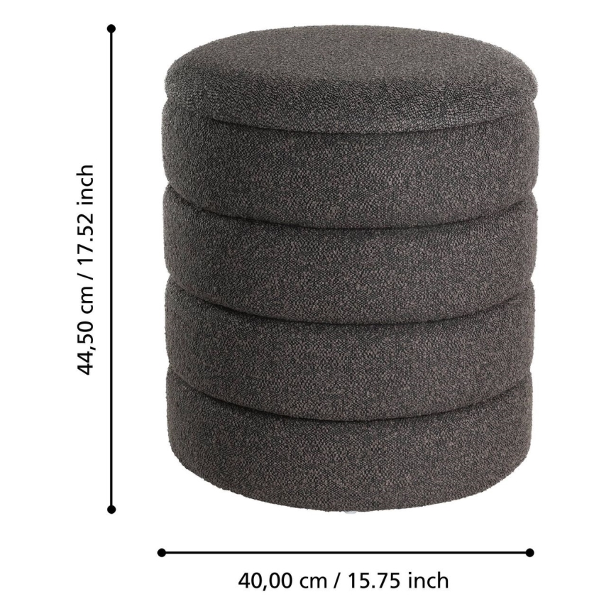 Eglo - SET 2x Krukje diameter 33,5/40 cm zwart