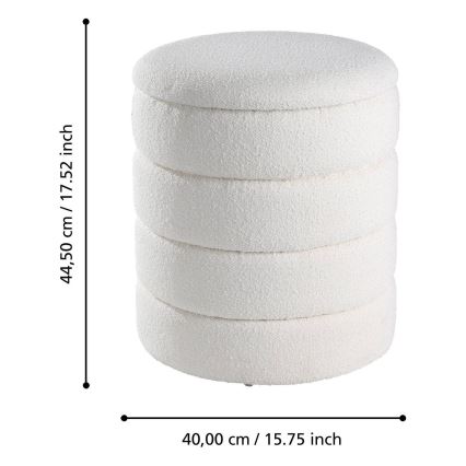 Eglo - SET 2x Krukje diameter 33,5/40 cm wit