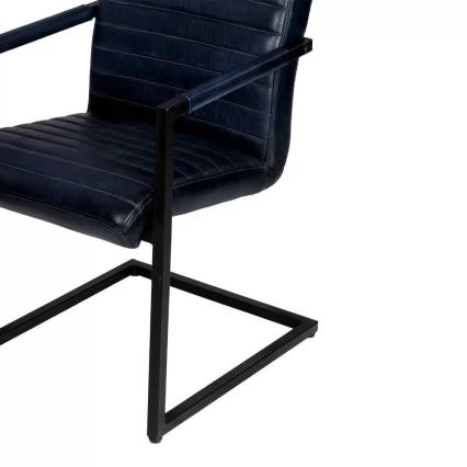 Eglo - Eetkamerstoel 90x53 cm blauw