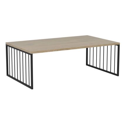 Eglo 424801 - Salontafel AUKSIDE 53,5x100 cm bruin/zwart