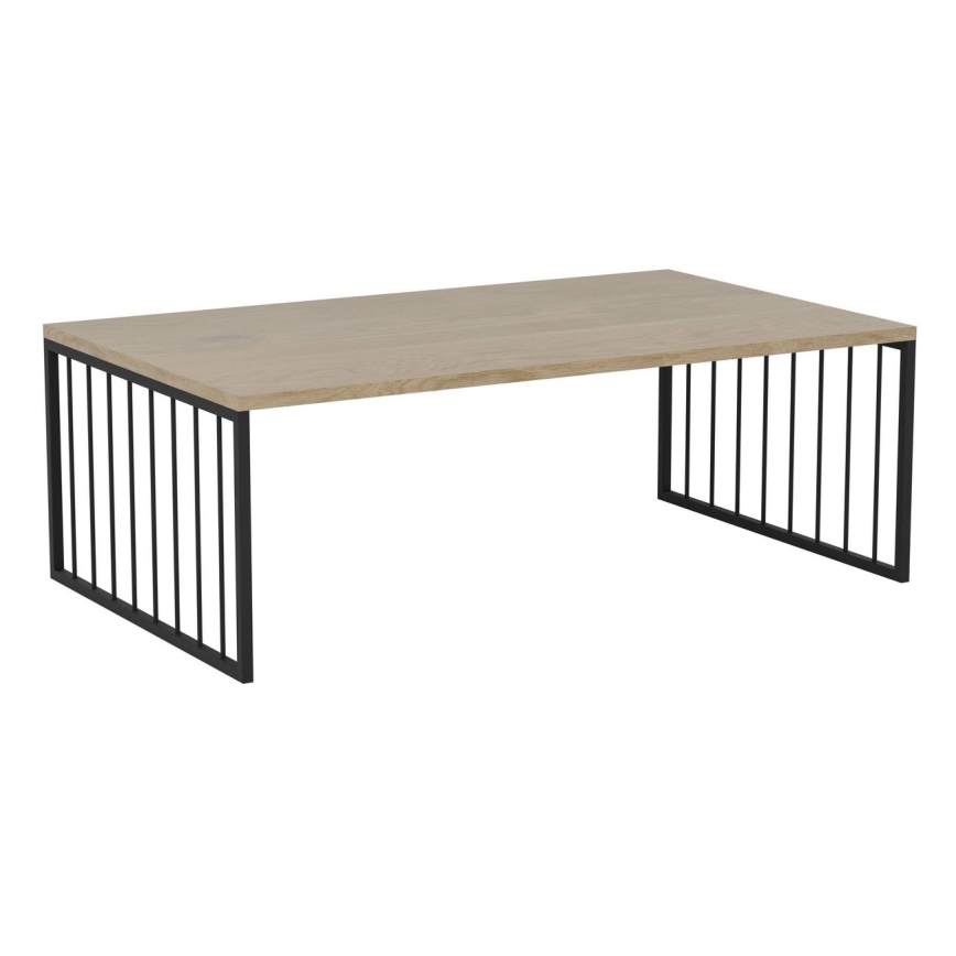 Eglo 424801 - Salontafel AUKSIDE 53,5x100 cm bruin/zwart