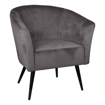 Eglo 424946 - Fauteuil AMPAHA 78x70 cm grijs