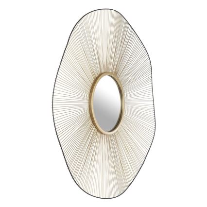 Eglo - muur spiegel diameter 76 cm goud/zwart
