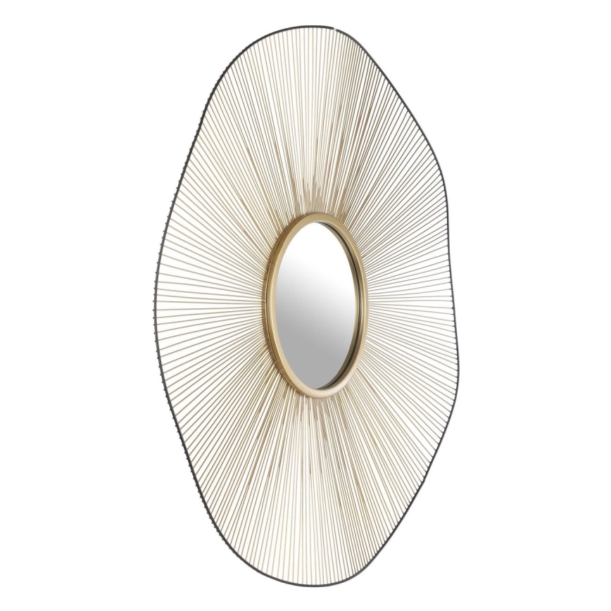 Eglo - muur spiegel diameter 76 cm goud/zwart