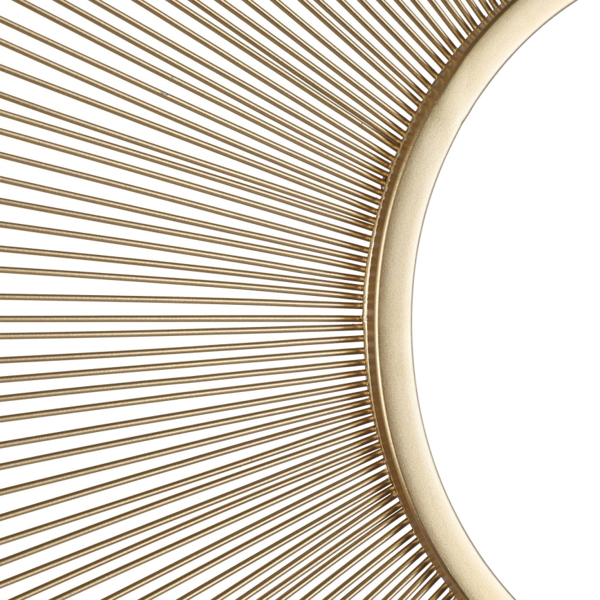 Eglo - muur spiegel diameter 76 cm goud/zwart