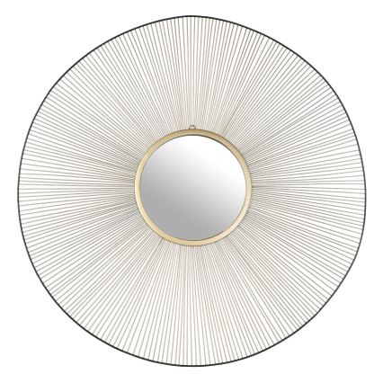 Eglo - muur spiegel diameter 76 cm goud/zwart