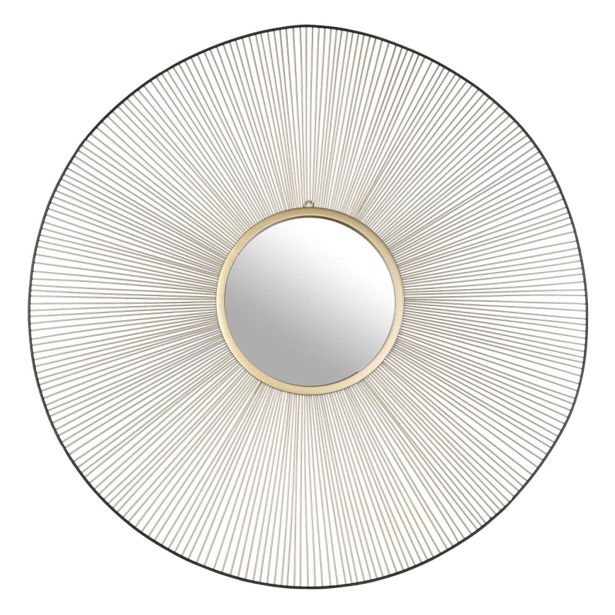 Eglo - muur spiegel diameter 76 cm goud/zwart