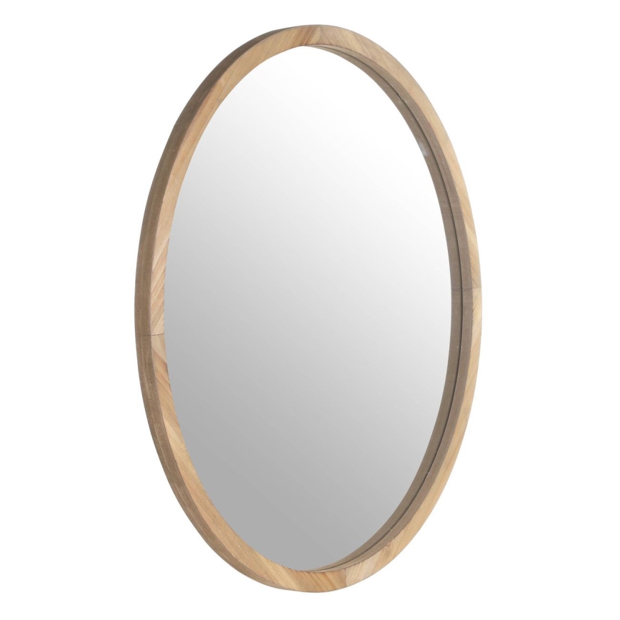 Eglo - muur spiegel diameter 70 cm bruin