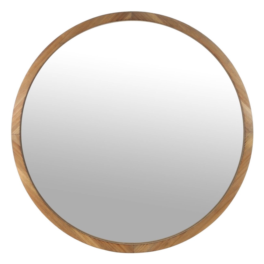 Eglo - muur spiegel diameter 70 cm bruin