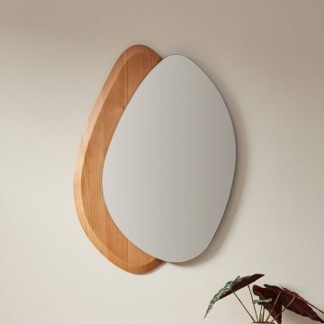 Eglo 425049 - Wandspiegel LIOMA 68 x 48 cm vuren/beige