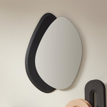 Eglo 425051 - Wandspiegel LIOMA 68x48 cm vuren/zwart