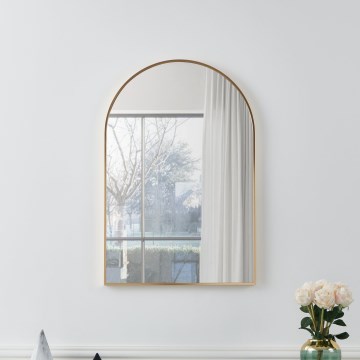 Eglo 425057 - Wandspiegel AMBERY 75,5x50,5 cm goudkleurig