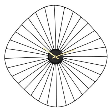 Eglo - Wand klok 1xAA 60x60 cm zwart