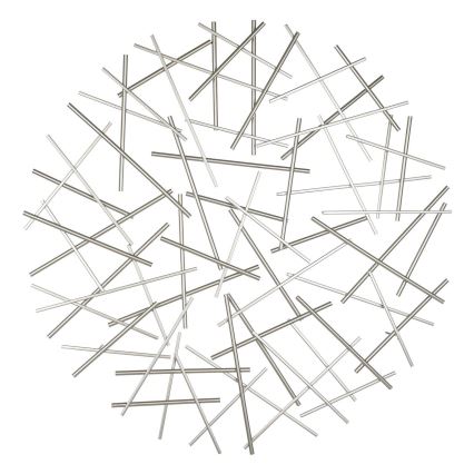 Eglo -  wand decoratie diameter 81 cm mat chroom