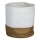 Eglo 426501 - Decoratieve mand TOYAMA 40x35 cm wit/beige
