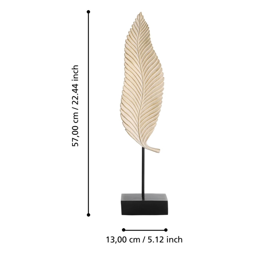 Eglo 427076 - Decoratie GIFU 57 x 13 cm goud/zwart