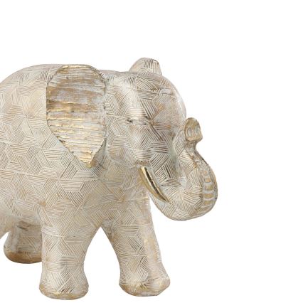 Eglo - Decoratie 20,5x28 cm olifant/hars