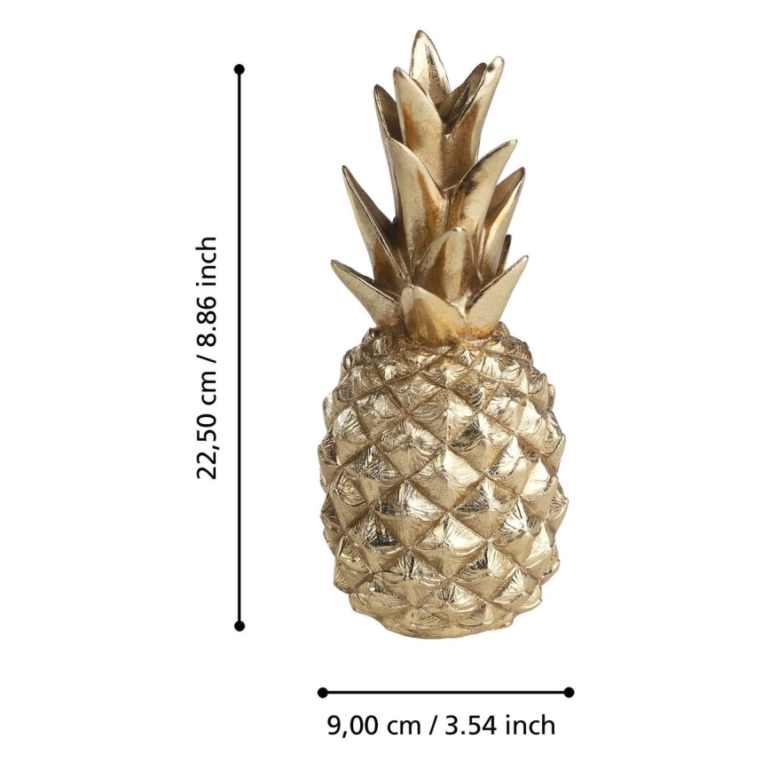 Eglo - Decoratie 22,5x9 cm hars/goud