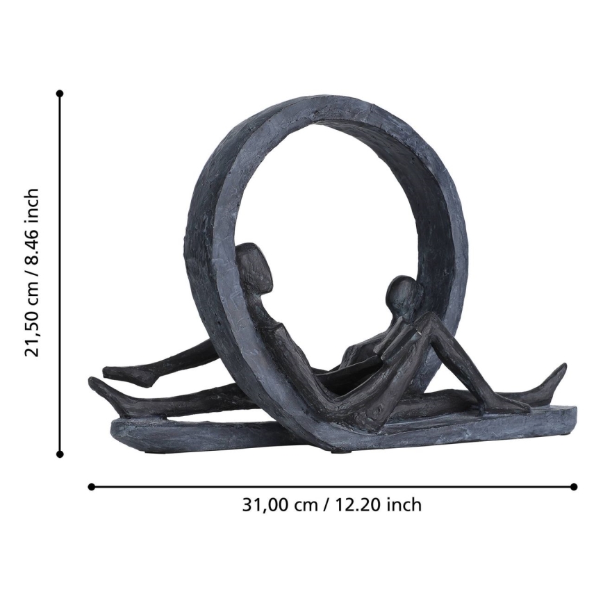 Eglo - Metalen decoratie 21,5x31 cm hars