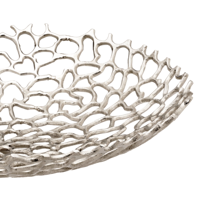 Eglo 427488 - Decoratieve schaal KIMITSU Ø 45 cm zilver
