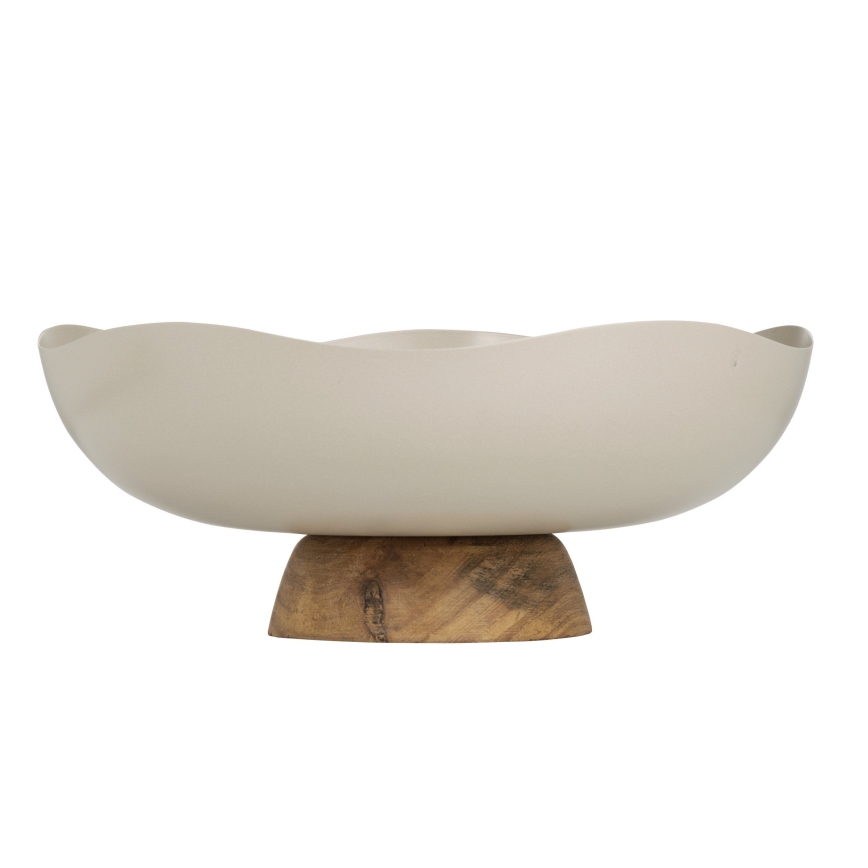 Eglo - Decoratief dienblad diameter 25 cm beige