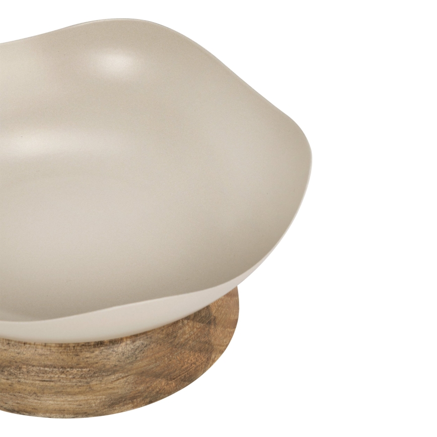 Eglo - Decoratief dienblad diameter 14,5 cm beige