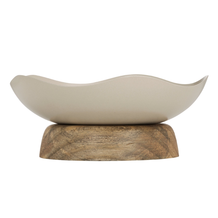 Eglo - Decoratief dienblad diameter 14,5 cm beige