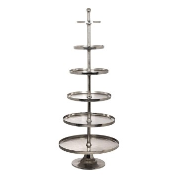 Eglo 427652 - Serveerstandaard BABIRIK 206x79 cm, zilverkleurig