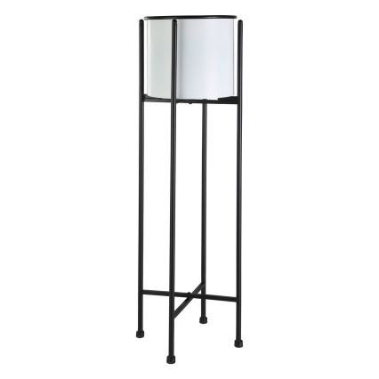 Eglo - Metalen bloempot 85,7x24,7 cm wit/zwart