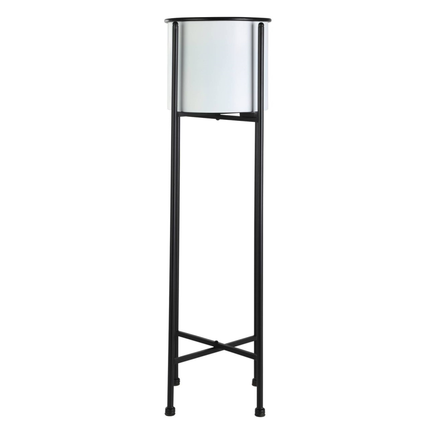 Eglo - Metalen bloempot 85,7x24,7 cm wit/zwart