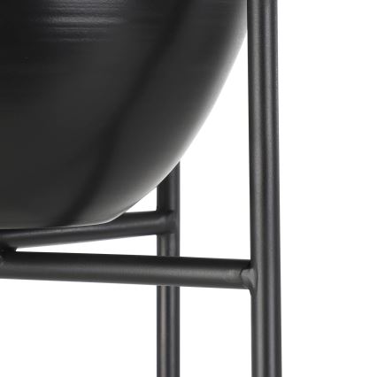 Eglo - Metalen bloempot 73x23,5 cm zwart