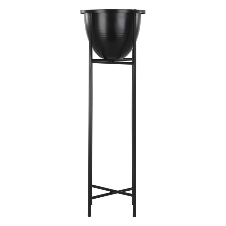 Eglo - Metalen bloempot 73x23,5 cm zwart