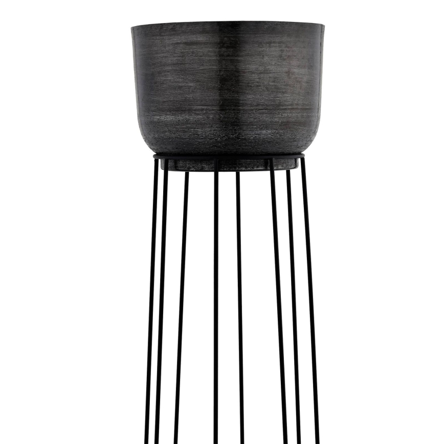 Eglo - SET 3x Metalen bloempot zwart