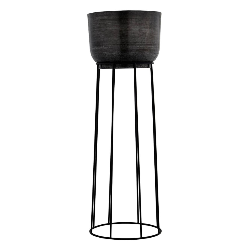 Eglo - SET 3x Metalen bloempot zwart