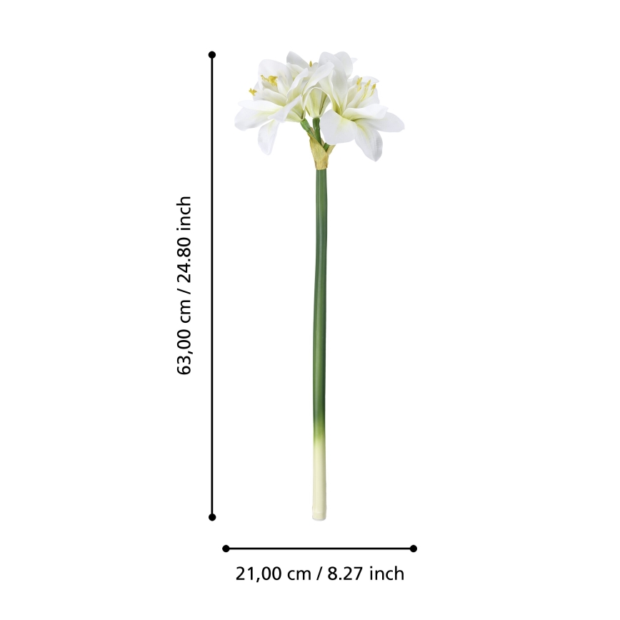 Eglo - Kunstbloem 63 cm wit