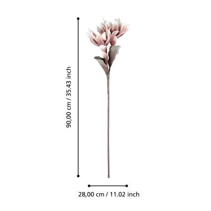 Eglo - Kunstbloem 90 cm roze