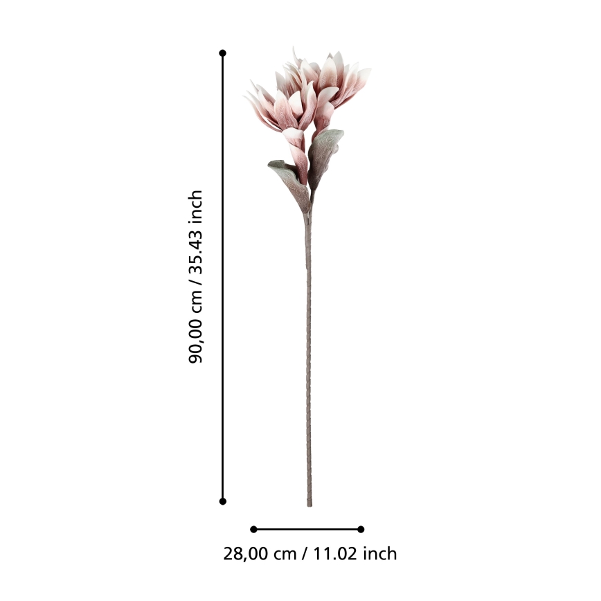 Eglo - Kunstbloem 90 cm roze