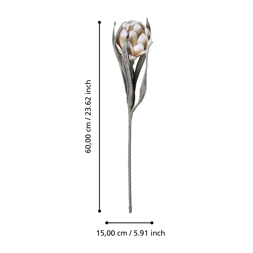 Eglo - Kunstbloem 60 cm beige