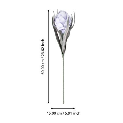 Eglo - Kunstbloem 60 cm paars