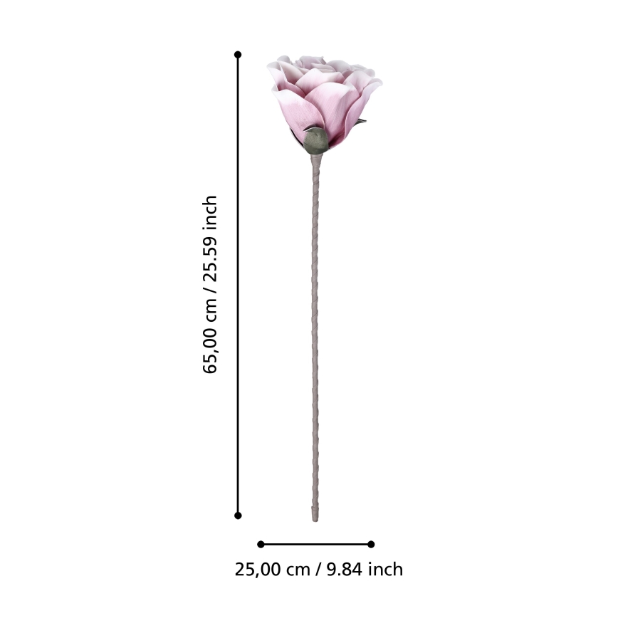 Eglo - Kunstbloem 65 cm roze